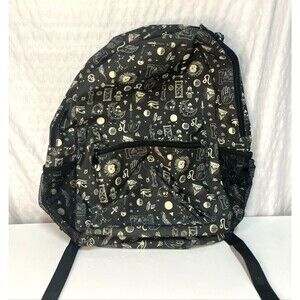 Mushrooms Moons & Crystals Backpack 12”x6”x17”